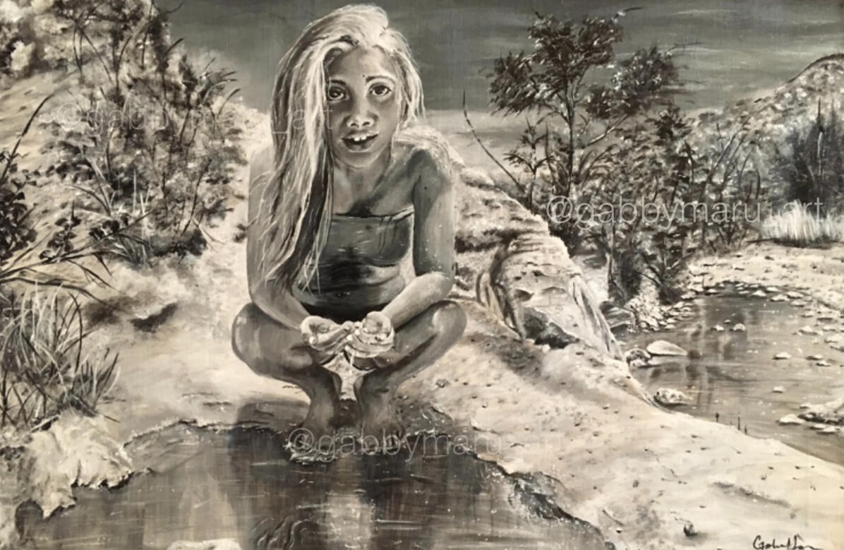 Calico-- Acrylic on Canvas, 2016