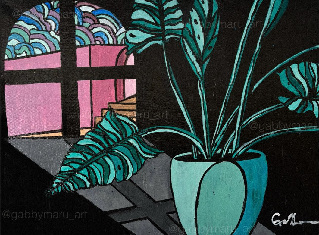 Inside (again) -- Acrylic on Canvas, 2021