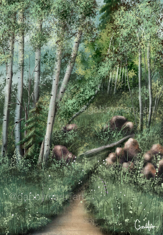 Camp Ground -- Digital Art, 2024