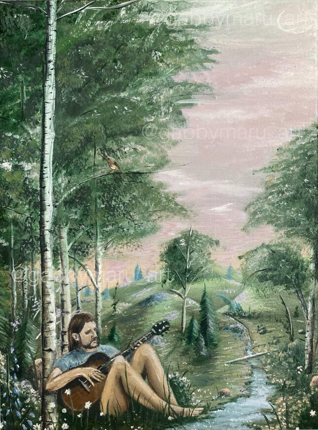 My Muse -- 12"x16" Oil on Canvas, 2024