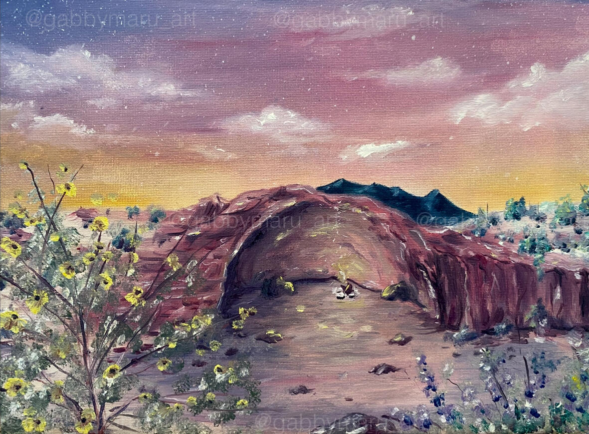 Pablo's Cave - 12" x 9" Oil on canvas, 2025