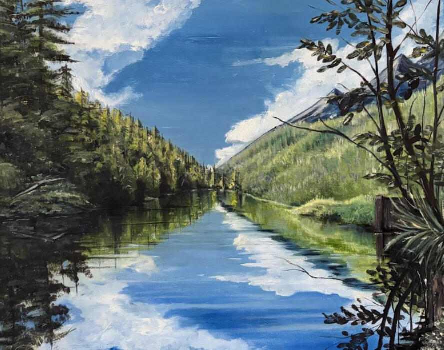 Lower Dewey Lake, Oil on Canvas-- Commission, 2026