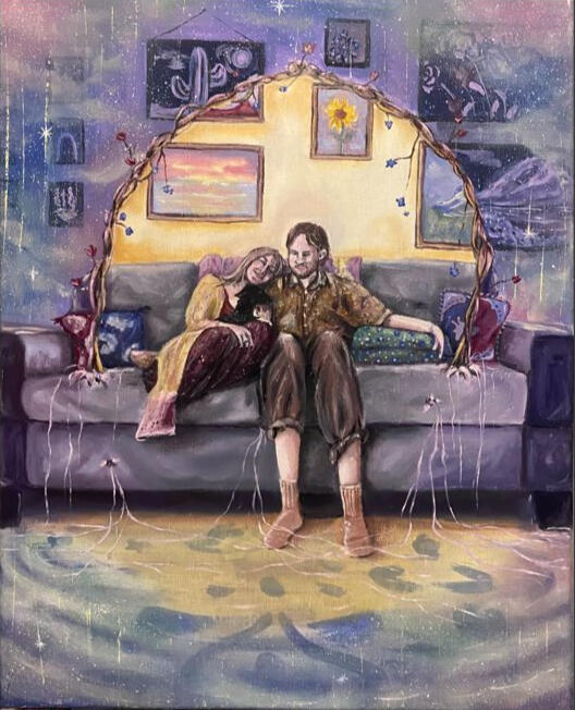 Home -- 16"x24" oil on canvas, 2025