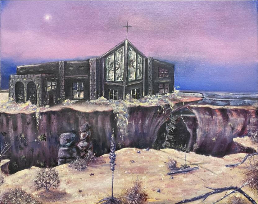 Is This Glory to God? -- 24"x18" oil on canvas, 2025