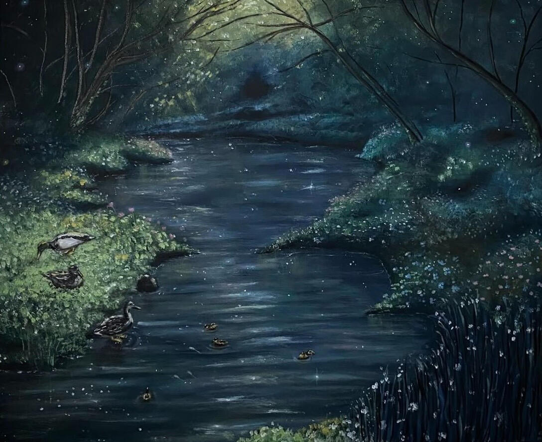SOLD Only in My Dreams 20"x16" Oil on Canvas